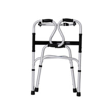 Load image into Gallery viewer, Two level handles folding walkers height adjustable aluminum alloy walking aid-Great Rehab Medical