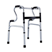 Load image into Gallery viewer, Two level handles folding walkers height adjustable aluminum alloy walking aid-Great Rehab Medical