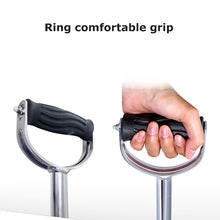 Load image into Gallery viewer, Elderly flexible adjustable walking stick walking support with four legs-Great Rehab Medical