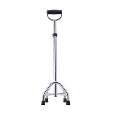 Load image into Gallery viewer, Elderly flexible adjustable walking stick walking support with four legs-Great Rehab Medical