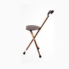 Load image into Gallery viewer, Aluminum foldable free standing old man walkers for adults cane walking stick-Great Rehab Medical