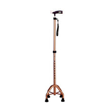 Load image into Gallery viewer, Medical three legged adjustable lightweight aluminum alloy elderly canes walking stick for old man-Great Rehab Medical