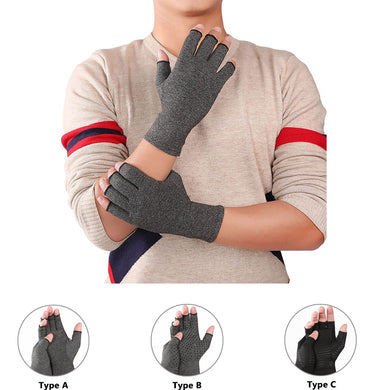 1 Pair Compression Arthritis Gloves Wrist Support Cotton Joint Pain Relief Hand Brace Women Men Therapy Wristband-Great Rehab Medical