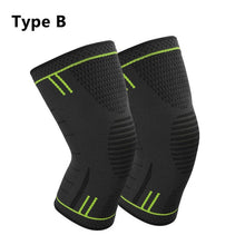 Load image into Gallery viewer, 1 Pair Elastic Knee Pads Nylon Sports Fitness Kneepad Protective Gear Patella Brace Support Running Basketball Volleyball-Great Rehab Medical