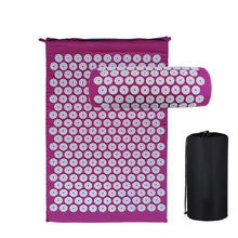 Load image into Gallery viewer, Acupuncture Mat Massager Cushion Massage Yoga Mat Relieve Stress Back Body Pain Body Massage Pillow Cushion with bag massage mat-Great Rehab Medical