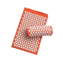 Load image into Gallery viewer, Massage Mat Acupuncture Pillow Set Yoga Mat Acupressure Relieve Stress Back Neck Body Pain Acupuncture Mat-Great Rehab Medical