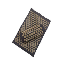 Load image into Gallery viewer, Massage Mat Acupuncture Pillow Set Yoga Mat Acupressure Relieve Stress Back Neck Body Pain Acupuncture Mat-Great Rehab Medical