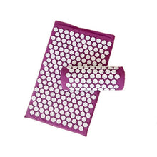 Load image into Gallery viewer, Massage Mat Acupuncture Pillow Set Yoga Mat Acupressure Relieve Stress Back Neck Body Pain Acupuncture Mat-Great Rehab Medical