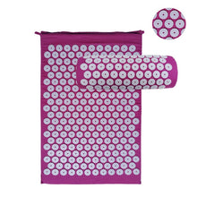 Load image into Gallery viewer, Massager Cushion Acupuncture Massage Yoga Mat with Pillow Relieve Stress Back Body Pain Spike Mat Acupuncture Mat-Great Rehab Medical