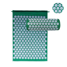 Load image into Gallery viewer, Massager Cushion Acupuncture Massage Yoga Mat with Pillow Relieve Stress Back Body Pain Spike Mat Acupuncture Mat-Great Rehab Medical