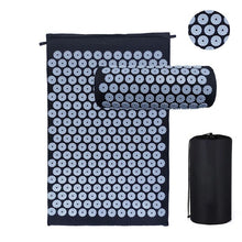 Load image into Gallery viewer, Massager Cushion Acupuncture Massage Yoga Mat with Pillow Relieve Stress Back Body Pain Spike Mat Acupuncture Mat-Great Rehab Medical