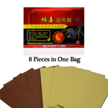 Load image into Gallery viewer, 64pcs Joint Pain Killer Curative Plaster Muscle Relaxation Back Neck Body Patches Tiger Balm Scorpion Medical Plasters Z08007-Great Rehab Medical