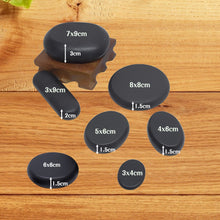 Load image into Gallery viewer, 24pcs/set Hot Massage Energy Body Basalt Stone set Beauty Salon SPA with Thick Canvas Heating bag healthcare back pain relieve-Great Rehab Medical