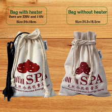 Load image into Gallery viewer, 24pcs/set Hot Massage Energy Body Basalt Stone set Beauty Salon SPA with Thick Canvas Heating bag healthcare back pain relieve-Great Rehab Medical