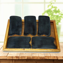 Load image into Gallery viewer, 25 pieces/lot Good quality! Massage Tool body meridian Guasha board Buffalo Horn/Scrapping plate scraper V-line slimming-Great Rehab Medical