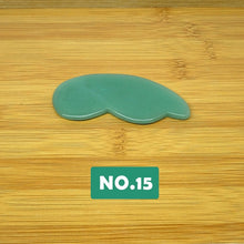 Load image into Gallery viewer, Hot Massage Tool Guasha Board Natural green jade scraping plate scraper stone massager thin slimming face v-line beauty-Great Rehab Medical