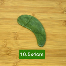 Load image into Gallery viewer, Green stone Roller Slimming Face Massager Lifting Tool Natural stoneFacial Massage Roller Stone Skin Massage Beauty Care GUASHA-Great Rehab Medical