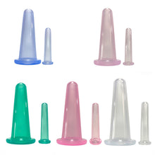 Load image into Gallery viewer, 2pcs/4pcs Jar for Massage Body Cups Silicone Vacuum Cupping Ventosas vacuum bank Weight massage Cupping Apparatus vacuum cans - Great Rehab Medical