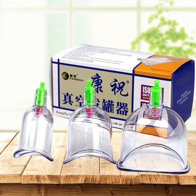 3pcs/kit joints Jar for Massage Body Cups Silicone Vacuum Cupping Ventosas Ventouse vacuum bank Weight massage Cupping Apparatus-Great Rehab Medical