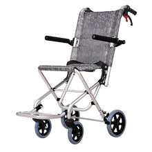 Load image into Gallery viewer, Stable driving aluminum alloy wheelchair lightweight compact walking stick for elderly folding portable mobility trolley-Great Rehab Medical