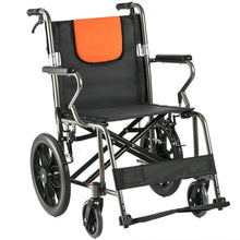 Load image into Gallery viewer, Lightweight aluminum alloy wheelchair folding portable trolley for patients with cerebral palsy elderly transportation tools-Great Rehab Medical