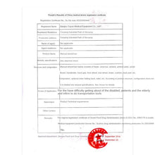 Load image into Gallery viewer, Lightweight aluminum alloy wheelchair folding portable trolley for patients with cerebral palsy elderly transportation tools-Great Rehab Medical