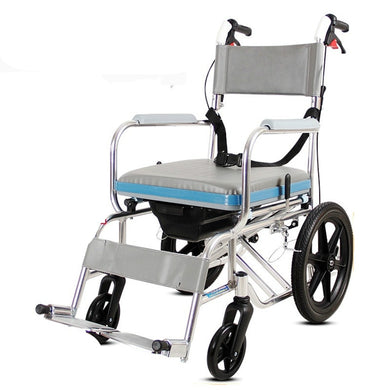 Load bearing strong aluminum alloy wheelchair easy to clean folding walking stick multi-functional mobility trolley for elderly-Great Rehab Medical