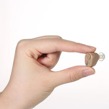 Load image into Gallery viewer, K-86 Digital Ear Hearing Amplifier Mini Hearing Aid ITC Volume Control Personal Sound Amplifier Enhancer Hearing Aid 3 Earplug-Great Rehab Medical