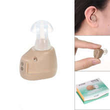 Load image into Gallery viewer, K-86 Digital Ear Hearing Amplifier Mini Hearing Aid ITC Volume Control Personal Sound Amplifier Enhancer Hearing Aid 3 Earplug-Great Rehab Medical
