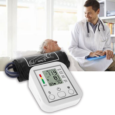Smart Arm Blood Pressure Monitor Meter Cuff Arm Band Type Sphygmomanometer Blood Pressure Home Health Detector Machine Tonometer-Great Rehab Medical