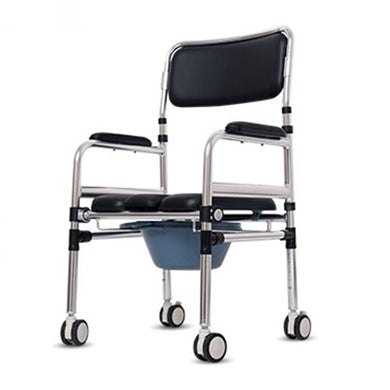 Home care toilet potty bedside chair foldable commode chair for elderly or disabled-Great Rehab Medical