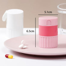 Load image into Gallery viewer, MINI Pill Spliter 4 In 1 Medicine Divider Tablet Grinder Portable Cutter Box Storage Crusher
