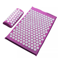 Load image into Gallery viewer, 62*38cm Massager Cushion Massage Mat Acupressure Relieve Back Body Pain Spike Mat Acupuncture Yoga Mat/Pillow
