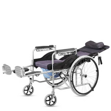 Load image into Gallery viewer, Wheelchair multi functional wheelchair for the elderly with toilet can be used as a walking vehicle for the elderly-Great Rehab Medical
