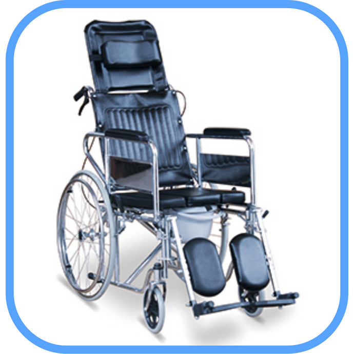 COMMODE WHEELCHAIR-Great Rehab Medical