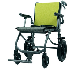 Load image into Gallery viewer, Aluminum alloy frame wheelchair is easy to fold light for the elderly strong load-bearing walking stick multi-functional trolley-Great Rehab Medical
