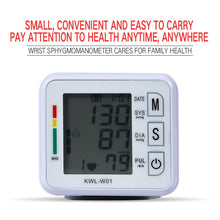 Load image into Gallery viewer, Medical Equipment LCD Automatic Digital Wrist Blood Pressure Monitor
 Bp Tonometer Sphygmomanometer Tensiometer Tansiyon Aleti
