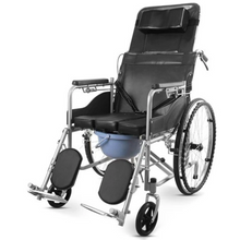 Load image into Gallery viewer, Wheelchair multi functional wheelchair for the elderly with toilet can be used as a walking vehicle for the elderly-Great Rehab Medical
