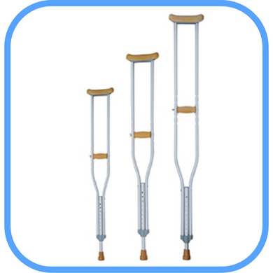 Lightweight Walking Underarm Crutch-Great Rehab Medical