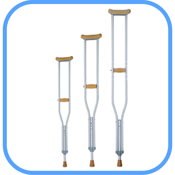 Lightweight Walking Underarm Crutch-Great Rehab Medical