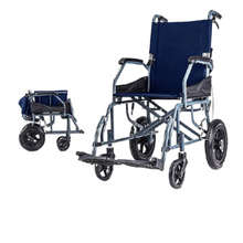 Load image into Gallery viewer, Corrosion resistant thickened aluminum alloy wheelchair with strong load-bearing capacity portable folding walking stick-Great Rehab Medical
