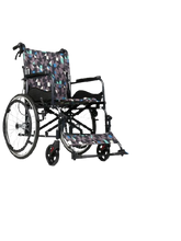 Load image into Gallery viewer, Small light wheelchair for the elderly multi-functional portable walking stick thickened aluminum alloy mobility trolley-Great Rehab Medical
