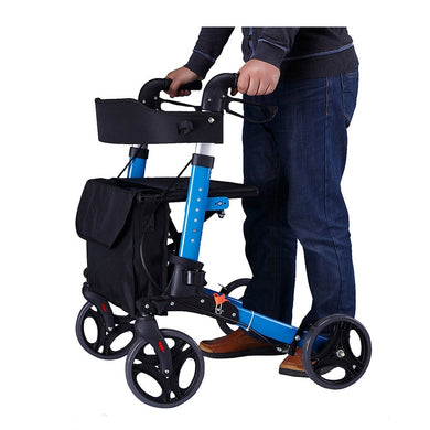 Hot sales folding european style aluminum rollator walker for elderly people-Great Rehab Medical