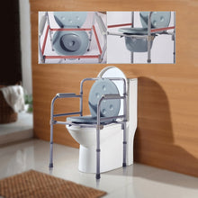 Load image into Gallery viewer, Health care bedside bath chair adjustable commode chair for pregnant women-Great Rehab Medical
