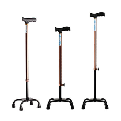 Aluminum foldable walking stick free standing old man walkers for adults cane-Great Rehab Medical