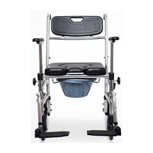 Load image into Gallery viewer, Home care toilet chair medical adults and elderly folding adjustable commode chair with wheels for disabled-Great Rehab Medical
