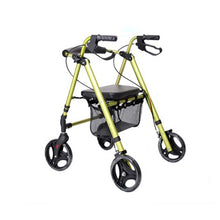 Load image into Gallery viewer, Aluminum folding rollator walker drive european style walking aids with seat and bag-Great Rehab Medical
