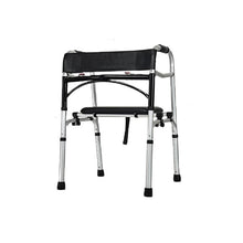 Load image into Gallery viewer, Hot sale adjustable and folding portable frame walker walking aids with comfortable backrest-Great Rehab Medical
