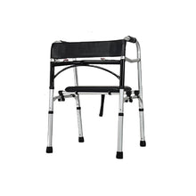 Load image into Gallery viewer, Outdoor uded for elderly walker adjustable and folding walking aids with comfortable backrest-Great Rehab Medical
