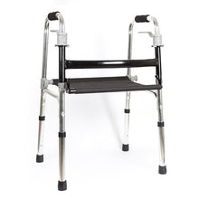 Load image into Gallery viewer, Outdoor uded for elderly walker adjustable and folding walking aids with comfortable backrest-Great Rehab Medical
